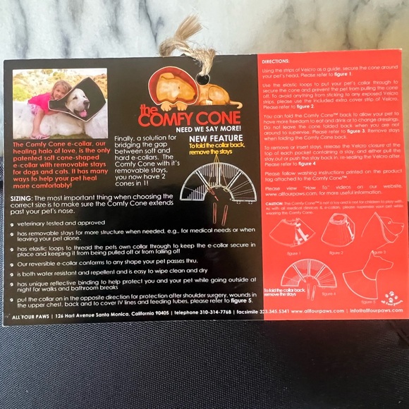 NWT, The Comfy Cone, Pet Soft Cone Collar - Picture 6 of 9